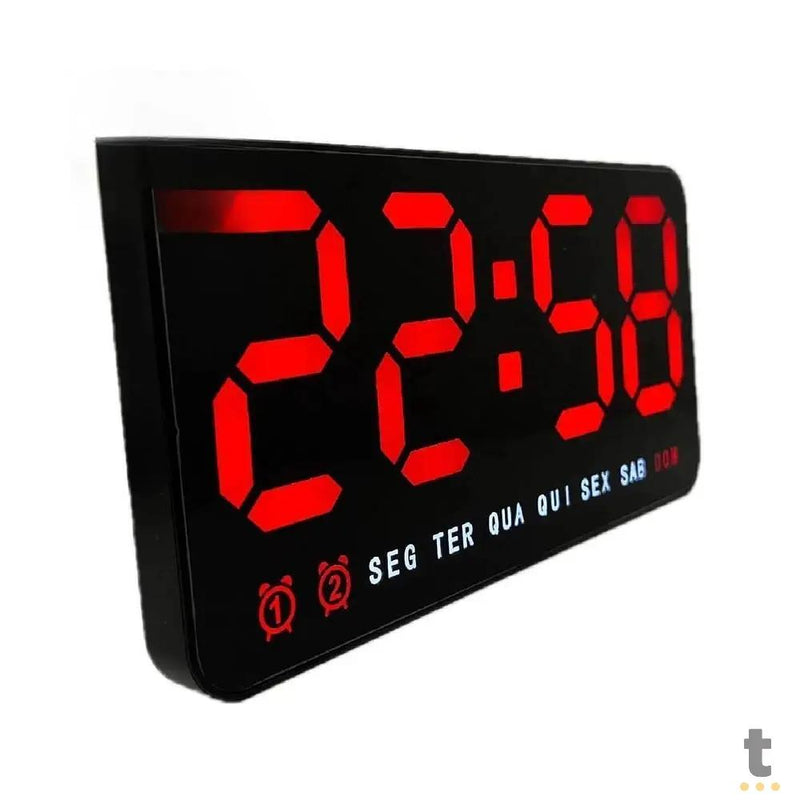 Relogio De Parede Led Digital Oasis - OIH-6213