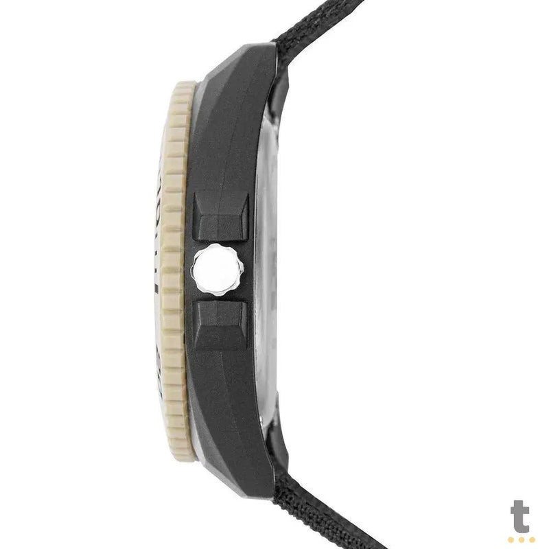 Relógio de Pulso Analogico Mormaii Casual Bege / Preto - MO2035LP/8P