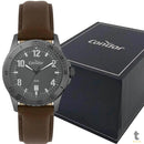 Relógio de Pulso Condor Cinza C/ Pulseira Marrom - CO2115MZA/4F