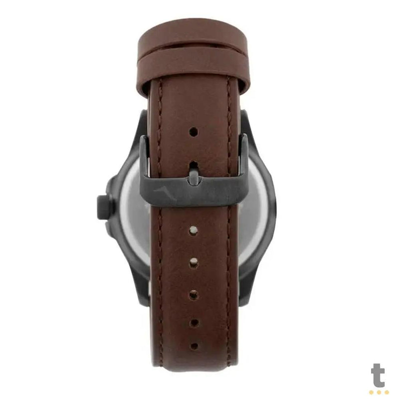 Relógio de Pulso Condor Cinza C/ Pulseira Marrom - CO2115MZA/4F