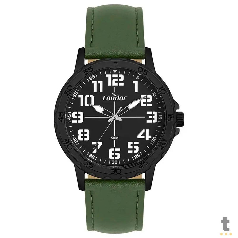 Relógio de Pulso Condor Militar Preto C/ Pulseira Verde - CO2035NGF/5P