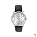 Relógio de Pulso Condor em Aço C/ Pulseira em Couro Preto  - CO2035NAK/2K