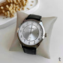 Relógio de Pulso Condor em Aço C/ Pulseira em Couro Preto  - CO2035NAK/2K