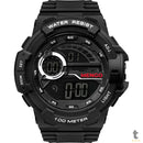 Relógio de Pulso Digital Technos Flamengo em Polimero Preto - FLAMO3660AB/8P