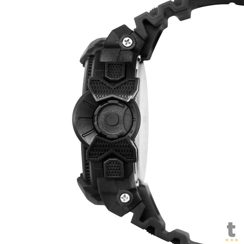 Relógio de Pulso Digital Technos Flamengo em Polimero Preto - FLAMO3660AB/8P