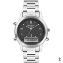 Relógio de Pulso Euro Analogico / Digital Preto com Pulseira em Aço - EUBJ3718AD/4K