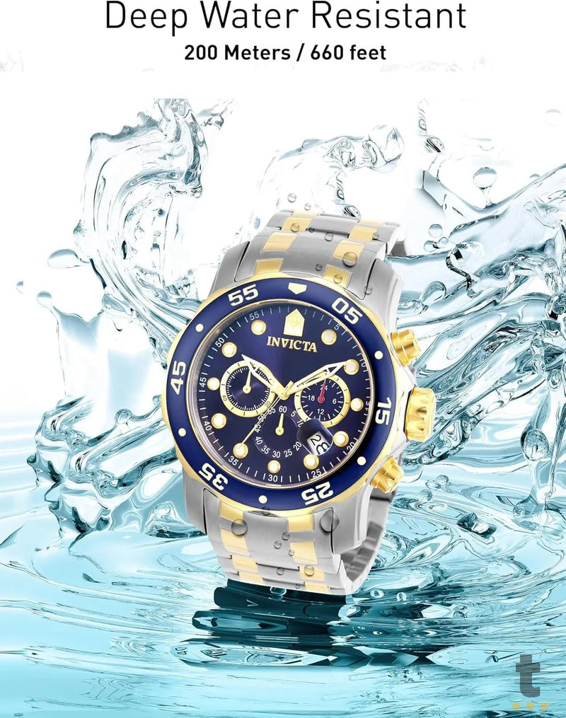 Relógio de Pulso Invicta Pro Diver Azul / Prata - 0077