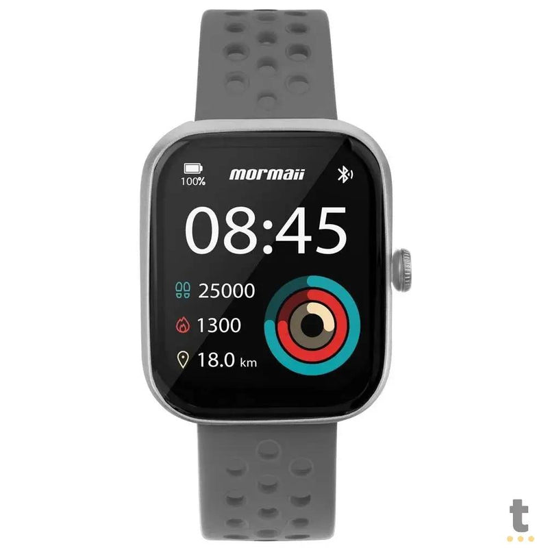 Relógio de Pulso SmartWatch Mormaii Life Cinza - MOLIFEUAK/8C