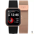 Relógio de Pulso SmartWatch Technos Connect Max C/ 2 Pulseiras Prata e Rosé - TMAXAC/5J