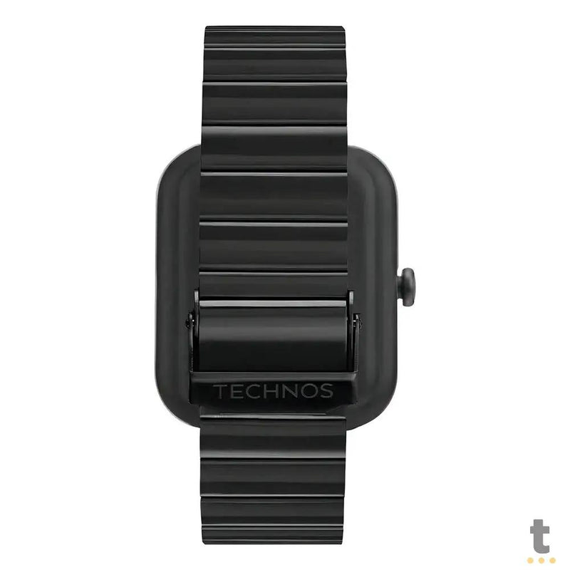 Relógio de Pulso SmartWatch Technos Connect Max C/ 2 Pulseiras Preto e Vinho - TMAXAI/7P