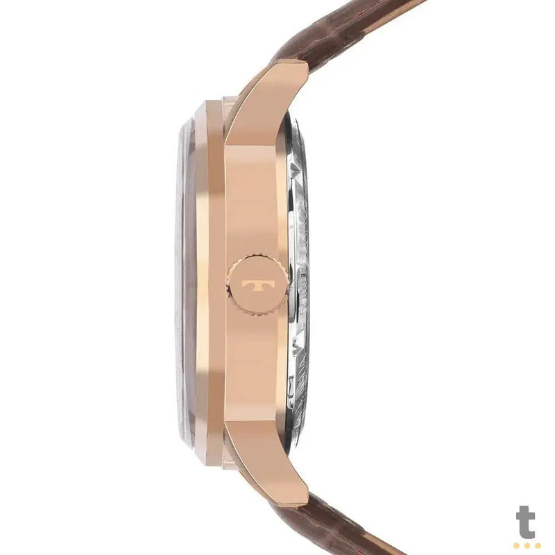 Relógio de Pulso Technos Automático Rosé C/ Pulseira em Couro - G3265AW/0M