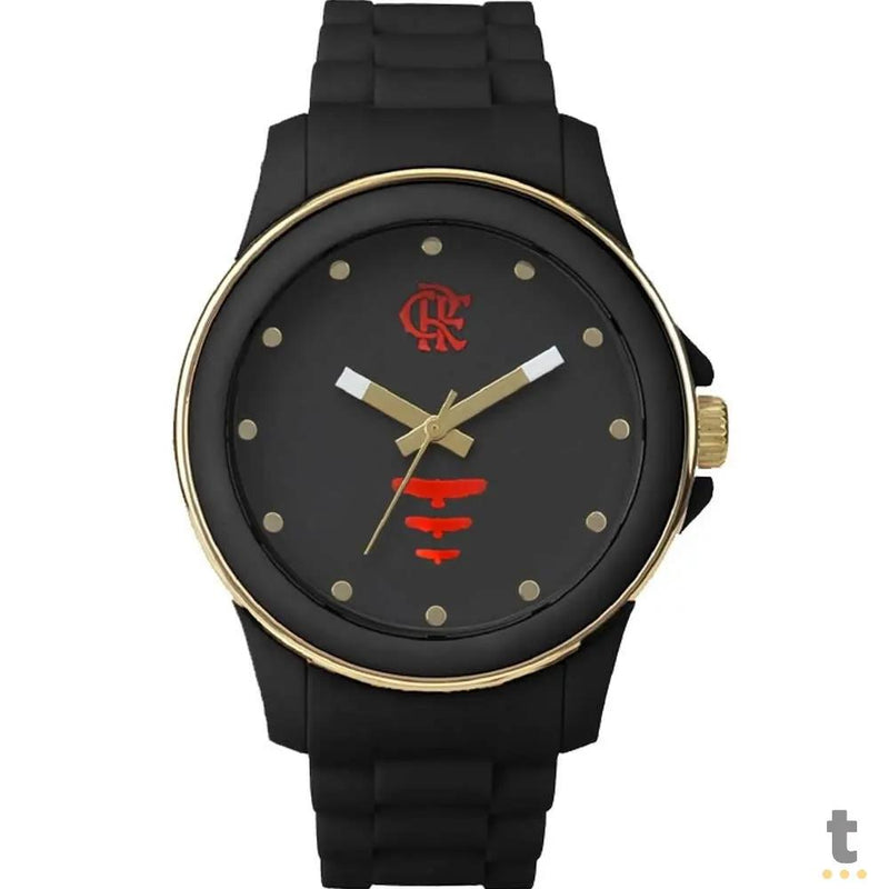 Relógio de Pulso Technos Flamengo Preto / Dourado - FLAMOPC21JAKP/8P