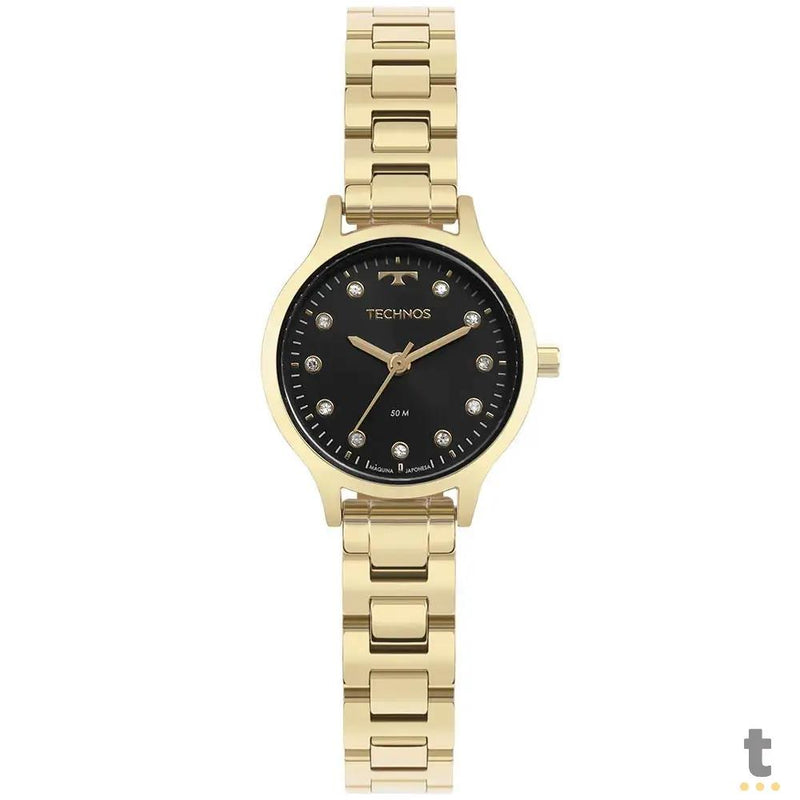 Relógio de Pulso Technos Mini Preto C/ Dourado - GL32AJ/1P