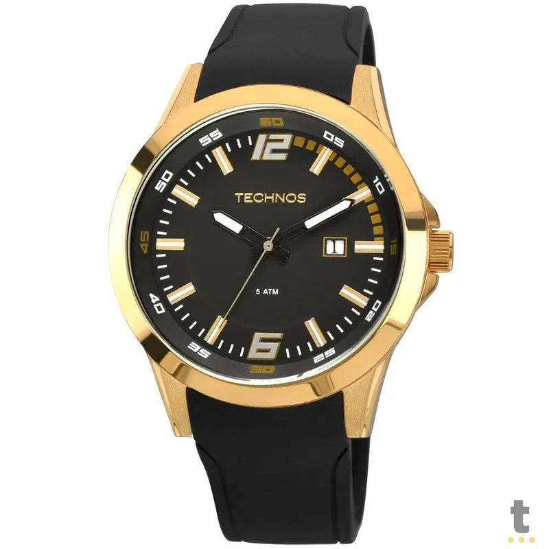 Relógio de Pulso Technos Performance em Silicone Preto - 2115KPU/8P