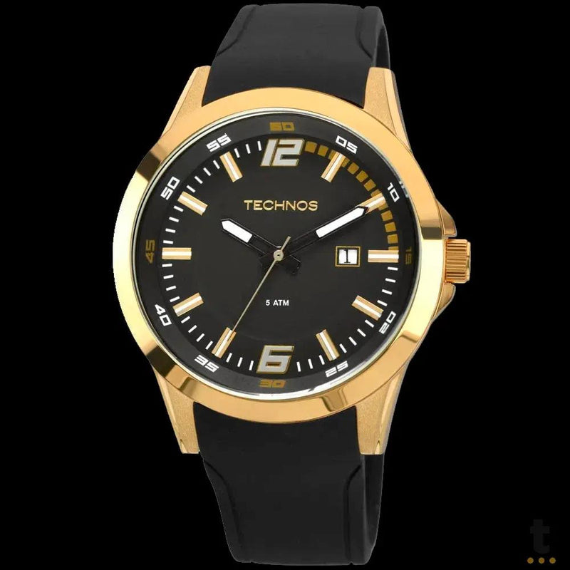 Relógio de Pulso Technos Performance em Silicone Preto - 2115KPU/8P