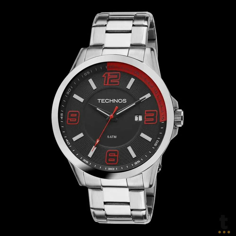Relógio de Pulso Technos Racer em Aço Prata - 2115KLM/1R
