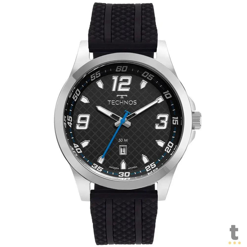 Relógio de Pulso Technos Racer em Silicone Preto / Prata - 2115NCI/2P