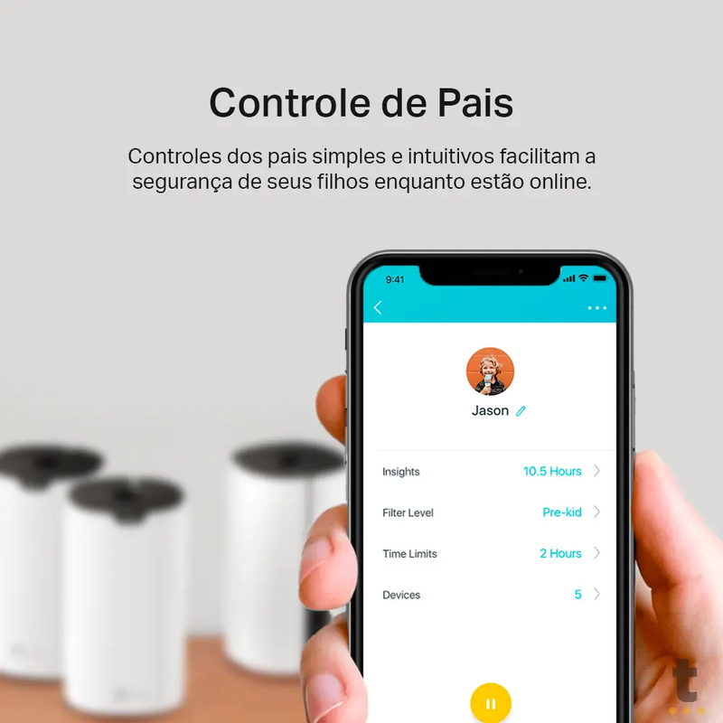 Roteador Gigabit Wireless Mesh Tp-Link AC1900 Dual-Band Mu-Mimo - Deco S7