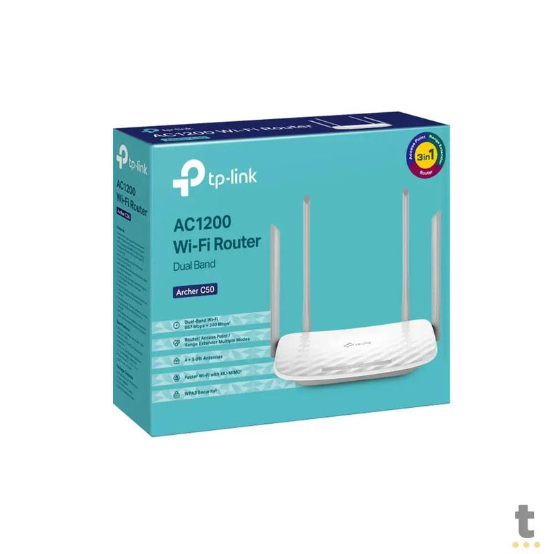 Roteador Wireless TP-Link Ac1200 Dual Band Mu-Mimo 4 Antenas - Archer C20W
