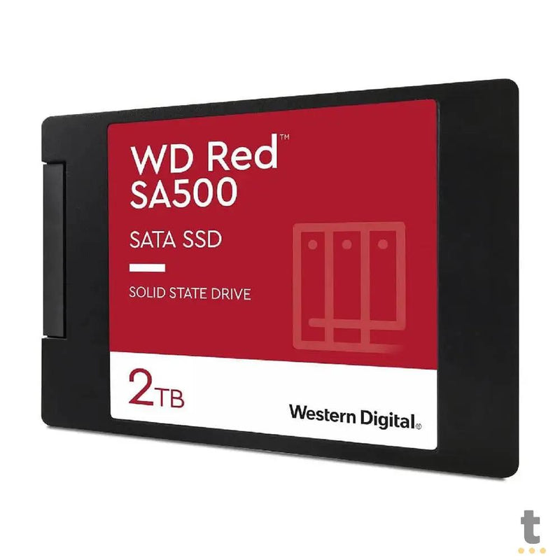 SSD Para Servidor Nas 2Tb (1920Gb) Western Digital WD SA500 Red 530Mb/s - WDS200T2R0A