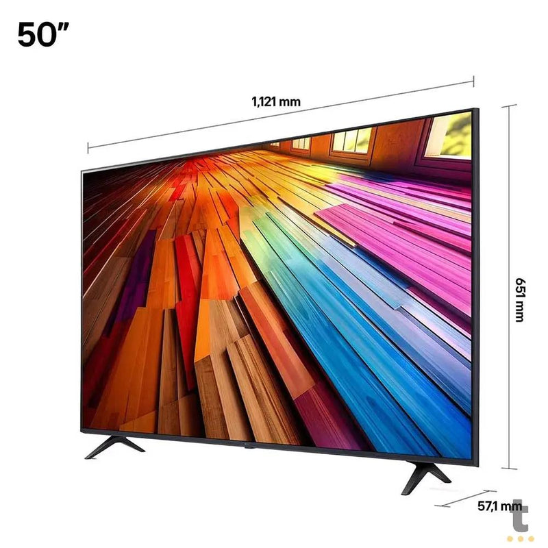 Smart TV Led LG 50" UHD UT80 4K Wi-fi Bluetooth USB HDMI ThinQ Ai Alexa - 50UT8000