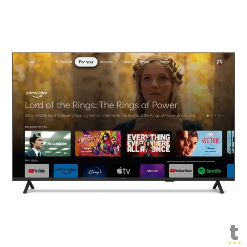 Smart TV Led Philips 55" UHD 4K Wi-fi Bluetooth USB HDMI Google TV - 55PUG7019/78