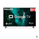 Smart TV Led Philips 65" UHD 4K Wi-fi Bluetooth USB HDMI Google TV Sem Bordas - 65PUG7419