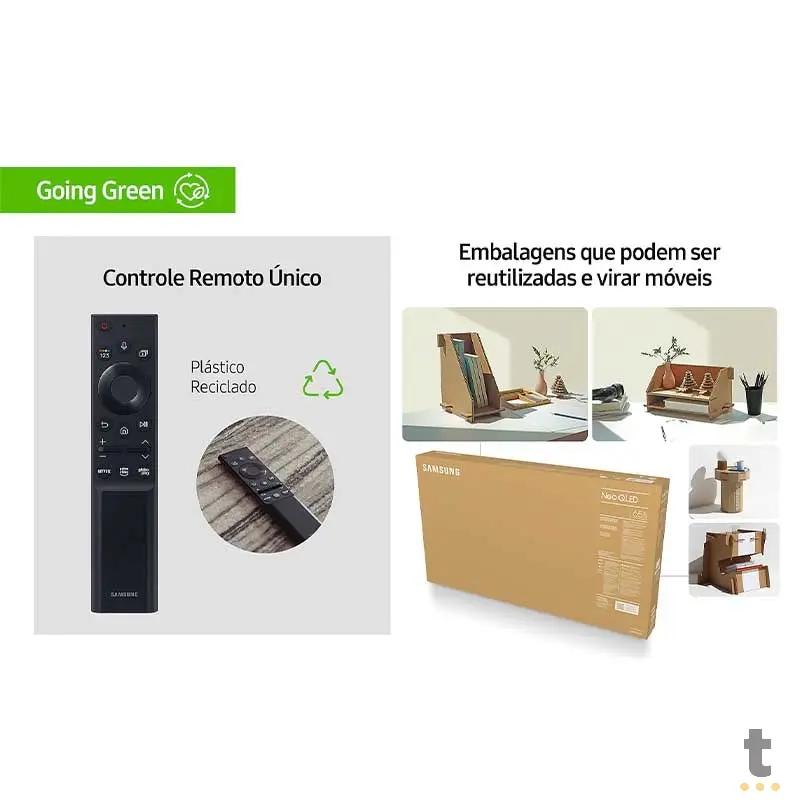 Smart TV Led Samsung 55" UHD 4K Wi-fi Bluetooth USB HDMI Alexa Integrada - 55AU7700