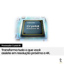 Smart TV Led Samsung 55" UHD 4K Wi-fi Bluetooth USB HDMI Alexa Integrada - 55AU7700