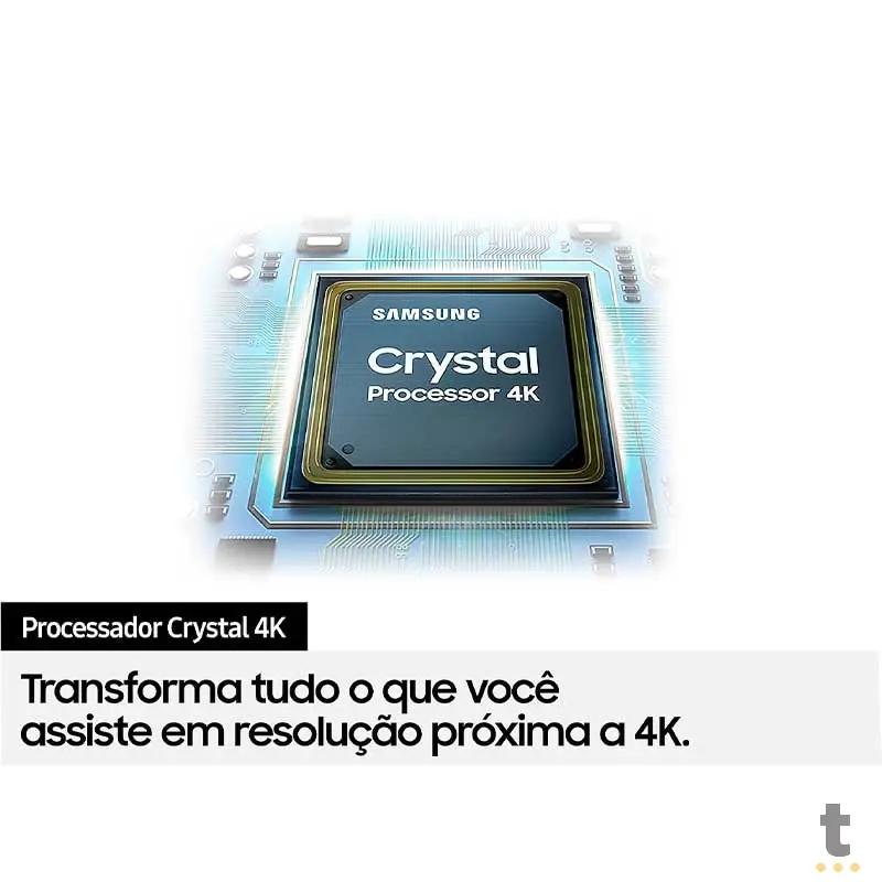 Smart TV Led Samsung 55" UHD 4K Wi-fi Bluetooth USB HDMI Alexa Integrada - 55AU7700