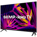 Smart TV Led Semp 43" 4K FHD Wi-fi USB HDMI Roku TV - 43R6610