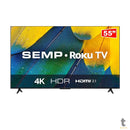 Smart TV Led Semp 55" 4K UHD Wi-fi USB HDMI Roku TV - 55RK8600