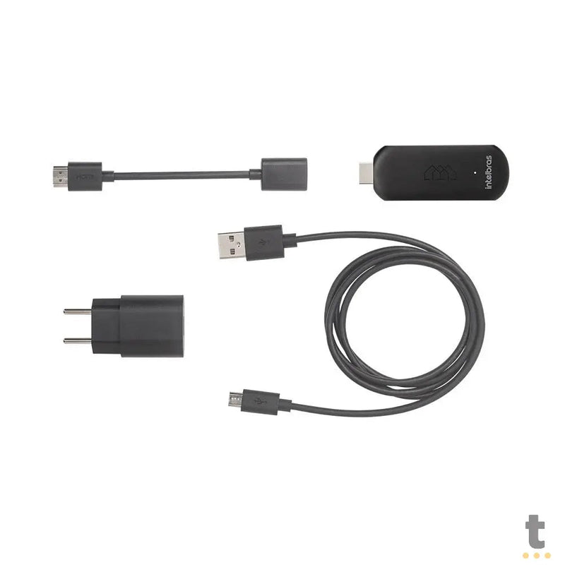 Smart Tv Box Stick Intelbras Izy Play Full Hd Wi-Fi Bluetooth 5.0 Android TV - 4140032