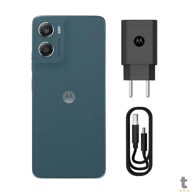 Smartphone Motorola Moto G06 12G 128Gb Octa-Core 4gb+8Gb Boost Android 15 Azul Marinho - XT2535-1