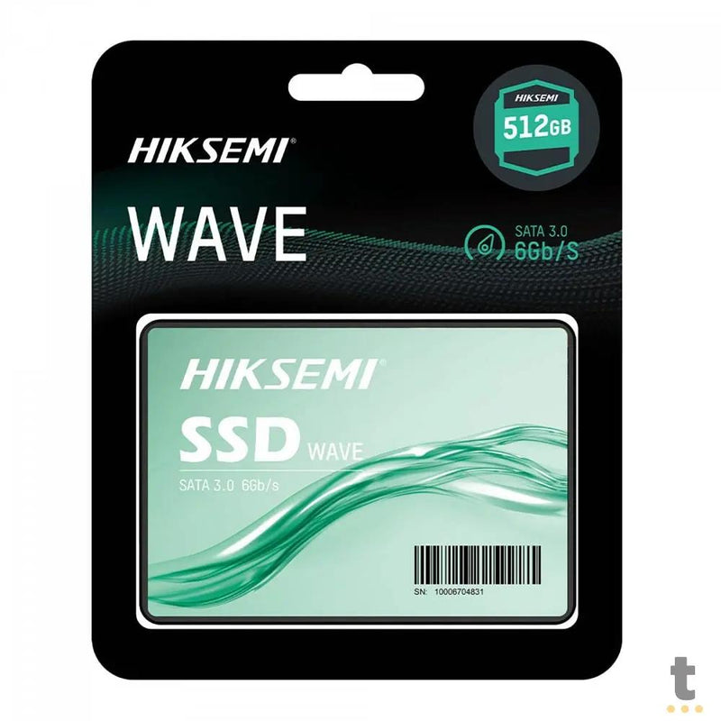 Ssd 512gb (480gb) Hiksemi Wave S 2.5" Sata III 6Gb/s - HS-SSD-WAVE(S)512