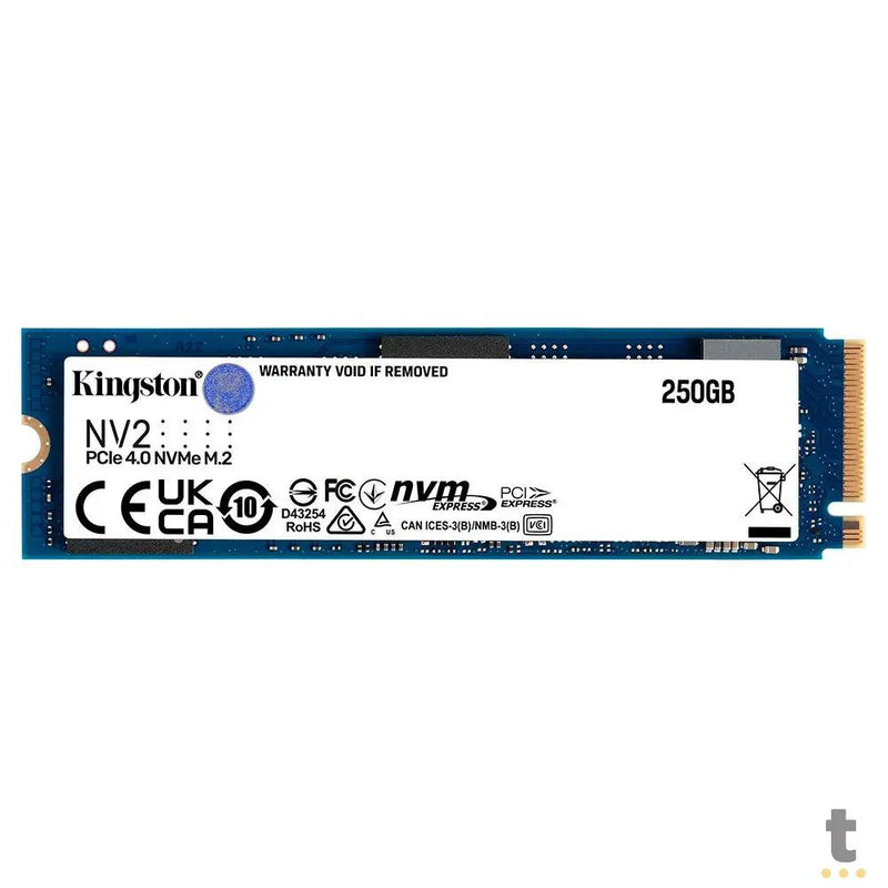 Ssd M.2 NVMe 250gb (240gb) Kingston 2280 Pci-e 4.0 - SNV2S/250G