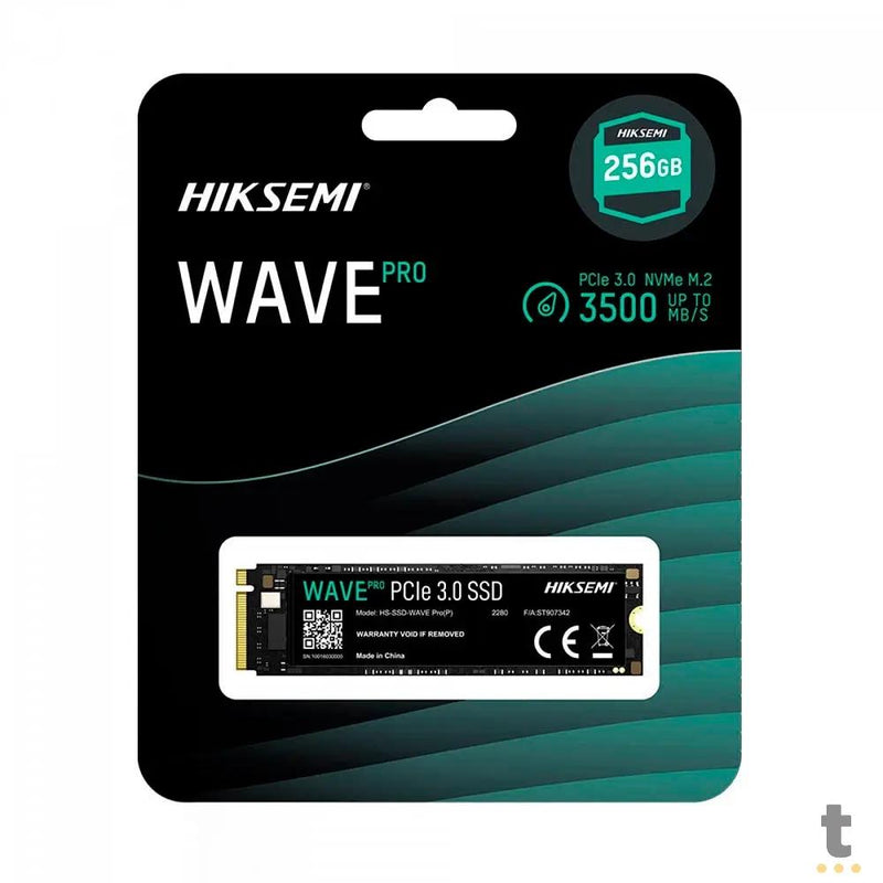 Ssd M.2 NVMe 256gb (240gb) Hiksemi 2280 Wave Pro 3230Mb/s - HS-SSD-WAVE PRO