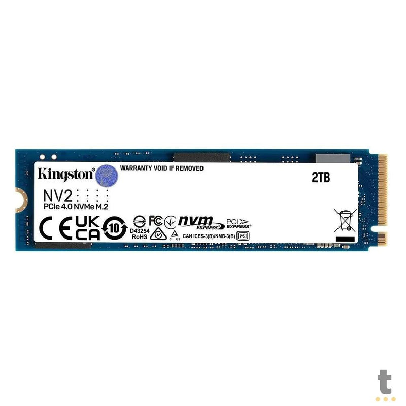 Ssd M.2 NVMe 2Tb (1920gb) Kingston 2280 Pci-e 4.0 - SNV2S/2000G