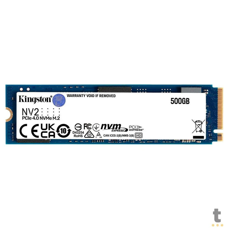 Ssd M.2 NVMe 500gb (480gb) NV2 Kingston 2280 PCI-E - SNV2S/500G