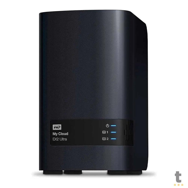 Storage Nas 2 Baias My Cloud EX2 WD Dual Core 1.3 Ghz 1Gb Ddr3 Western Digital - WDBVBZ0000NCH