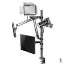 Suporte 4 em 1 Estúdio Setup Stream PCYes P/ Monitor, Microfone, Luz e Câmera - SE-MDS1041