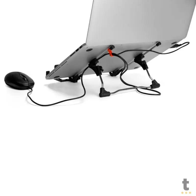 Suporte Ergonômico Para Notebook Tablet Com Suporte Caneta Jetline