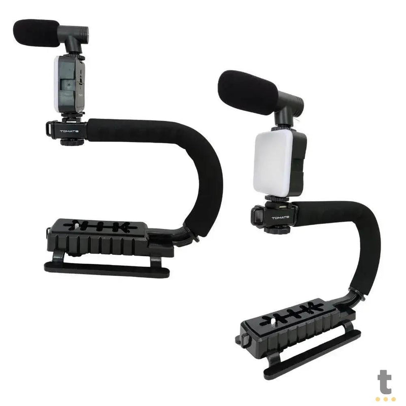 Suporte Estabilizador de Camera Portátil C/ Led Tomate - MTG-1111