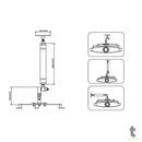 Suporte Para Projetor Universal Sumay Sm-Pr05