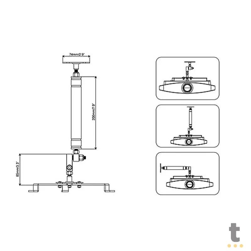 Suporte Para Projetor Universal Sumay Sm-Pr05