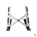 Suporte Retratil Para Notebook Multi Aluminio 6 Niveis de Altura Prata - AC378