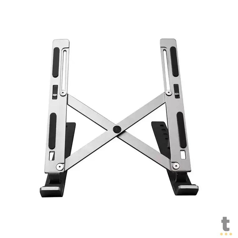 Suporte Retratil Para Notebook Multi Aluminio 6 Niveis de Altura Prata - AC378