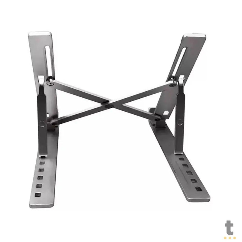 Suporte Retratil Para Notebook Multi Aluminio 6 Niveis de Altura Prata - AC378