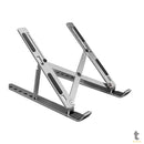 Suporte Retratil Para Notebook Multi Aluminio 6 Niveis de Altura Prata - AC378