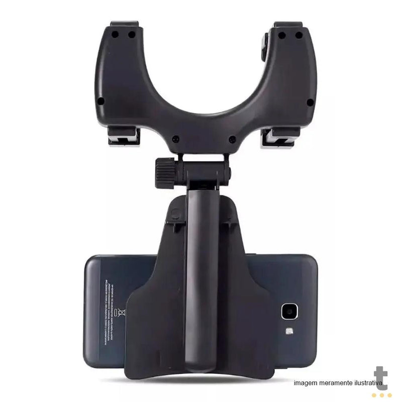 Suporte Veicular p/ Smartphone Knup p/ Espelho Retrovisor - KP-SP221